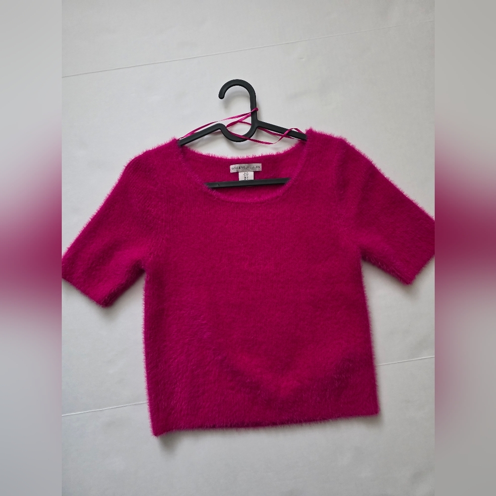 Sincerely Jules Vibrant Fuchsia Sweater Size S LIKE NEW
